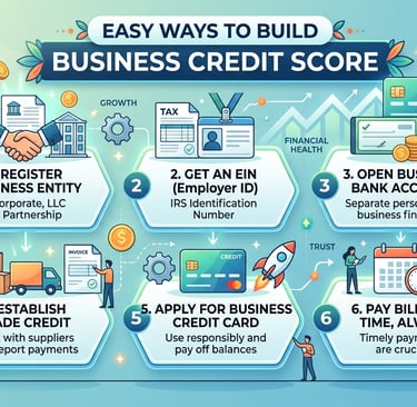 Easy Ways to Build Business Credit Score Fast