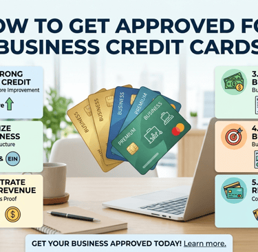 How to Get Approved for Business Credit Cards