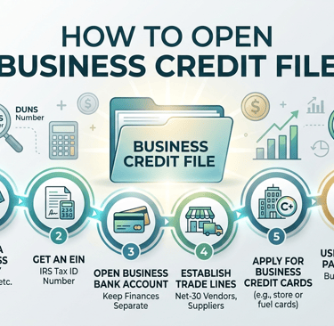 How to Open a Business Credit