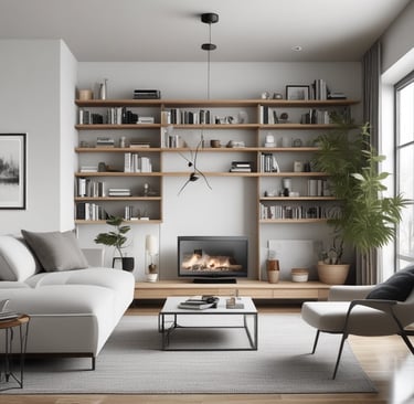 Uma tendência muito forte hoje é a decoração minimalista — menos objetos e mais funcionalidade. Isso