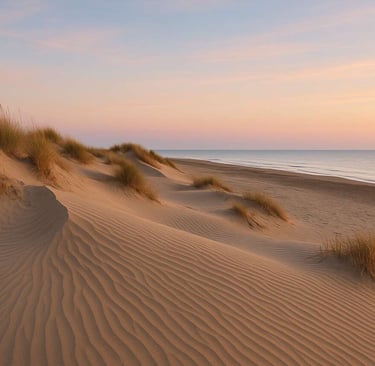 Plage de l'Espiguette proche Aigues Mortes