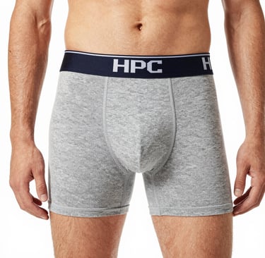 A stylish display of men's boxer shorts in various colors and patterns.