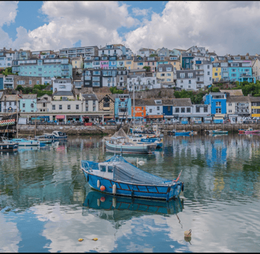 The stunning Brixham Harbour