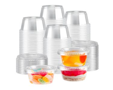 These cups are perfect for portion control and keeping everything fresh!