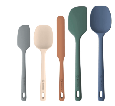 Heat-resistant and perfect for nonstick cookware. 