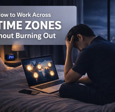 How to Work Across Time Zones Without Burning Out (2026 Guide)_globalsellertime.com