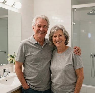 A before-and-after shot of a remodeled kitchen featuring new windows and updated drywall by B & S Home Solutions.