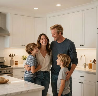 Benjamin Hernandez assembling a custom rolling craft table efficiently in a bright, organized workshop.