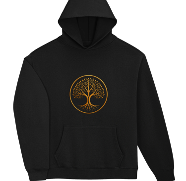 Black Unisex Premium Relaxed Hoodie