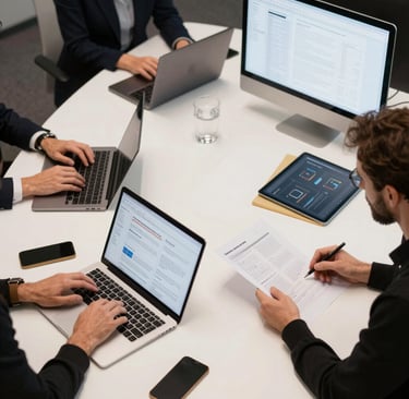 Close-up of a laptop screen showing a successful Google Ads campaign dashboard.