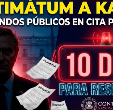 Contraloría almuerzo Kast,nexo tramite