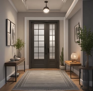 Bright living room with modern inventory