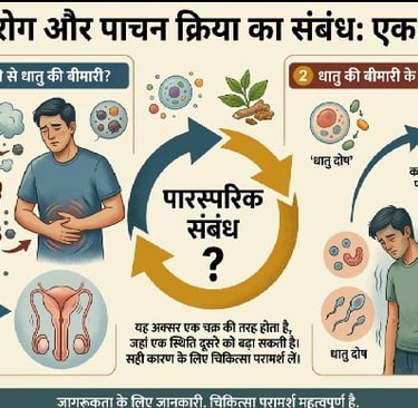 धातु रोग और पाचन क्रिया का संबंध