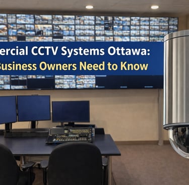 Commercial CCTV monitoring system for Ottawa businesses.