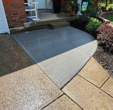 a house with a flag on the front door