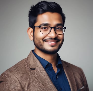 Portrait of a smiling woman with short hair, representing a happy client.