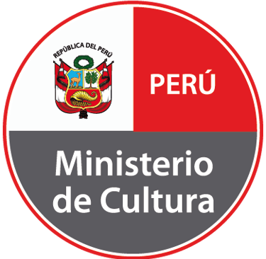 Official logo of the Ministry of Culture of Peru featuring the national coat of arms.