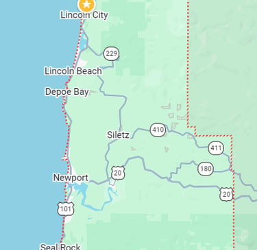 Map of Service Area