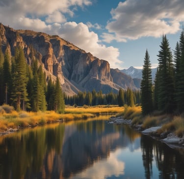A vibrant sunrise over a winding mountain road, inviting the viewer to begin a new adventure.