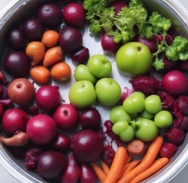Close-up of hands holding vibrant turmeric powder freshly ground on a wooden board.