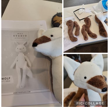 The making of our new character - a wolf!