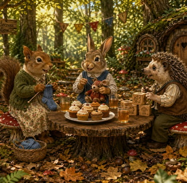 Craft and Gossip Session at Thistlecross Hollow