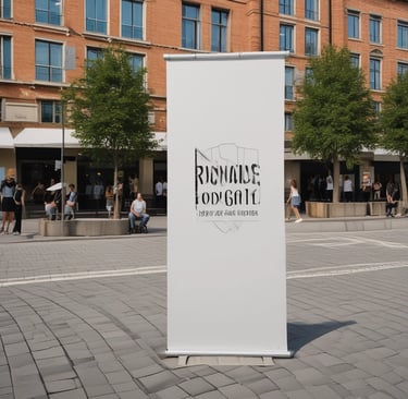 Customer happily receiving their same-day print order at the counter