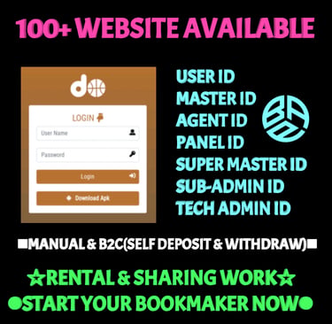 MASTER ID SUPER MASTER ID ADMIN ID AGENT ID PANEL ID AVAILABLE MASTER ID || SUPER MASTER ID || ADMIN