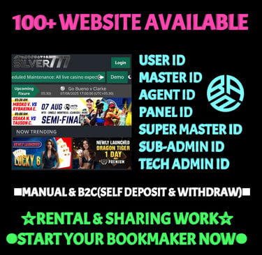 MASTER ID SUPER MASTER ID ADMIN ID AGENT ID PANEL ID AVAILABLE MASTER ID || SUPER MASTER ID || ADMIN