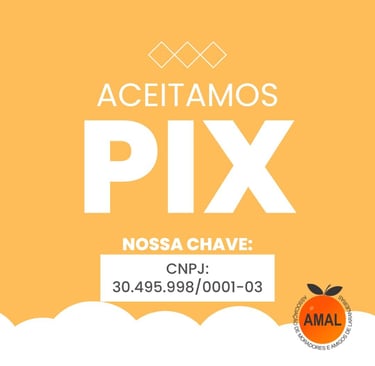 Chave PIX da AMAL - Associação dos Moradores e Amigos de Laranjeiras.