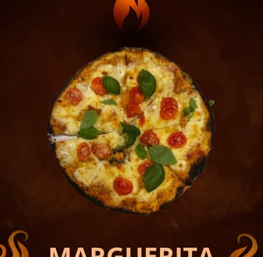 Pizza Marguerita artesanal da Pizzaria Caraíva no Prior Velho, Lisboa