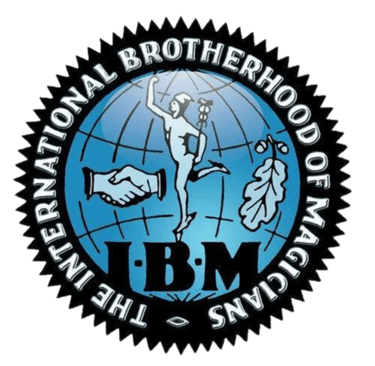 International Brotherhood of Magicians (I.B.M.) logo