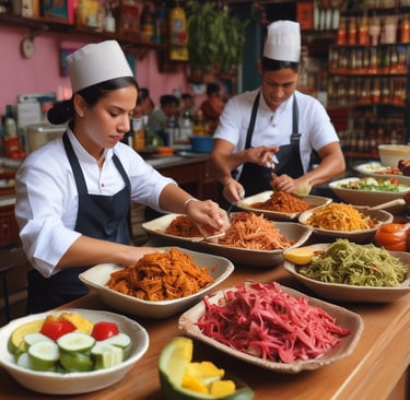 a bowl filled with tortilla chips topped with onions
