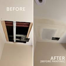 ceiling patch before and after from springfield ma