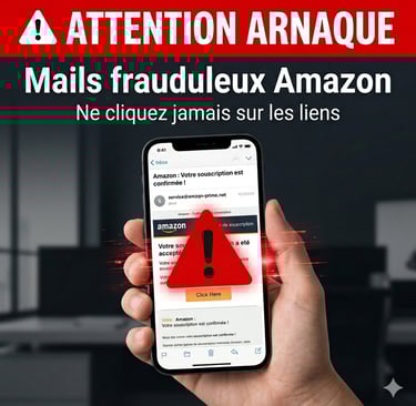 Mails frauduleux Amazon