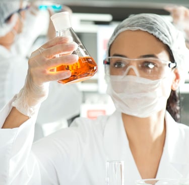 Pharmaceutical raw material sourcing process in a modern laboratory