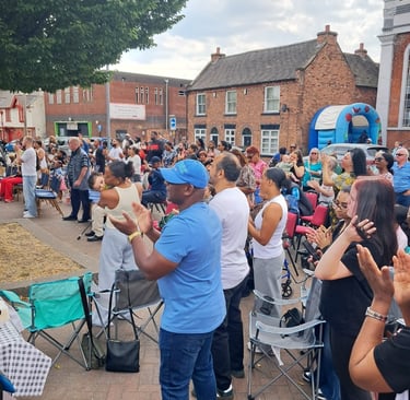 Outdoor Service on Morrisons Carpark opposite our church