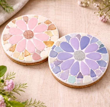mosaic coaster wellbeing workshop