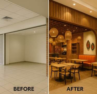 kuching malaysia mall fit out contractor commercial renovation