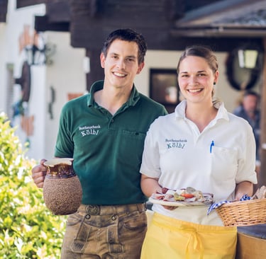 Am Kölblhof ist uns eine freundliche Bedienung wichtig