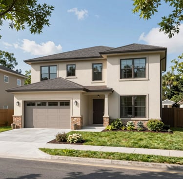 Close-up of a smart home control panel installed in a stylish living room.