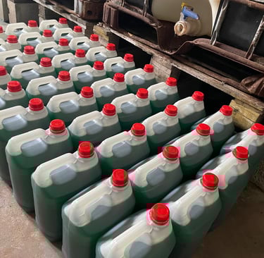 Jabón liquido por mayor en bidones de 5 litros