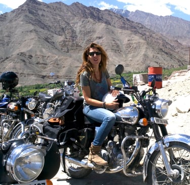 Royal Enfield motorcycle tour in Ladakh