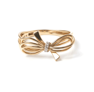 Laço D'Ouro Ouro amarelo 18k com brilhantes