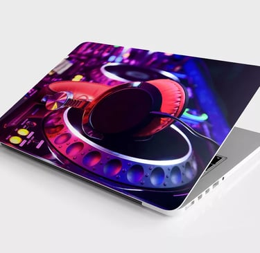 dj laptop skin