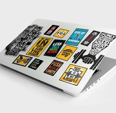 gym laptop skin
