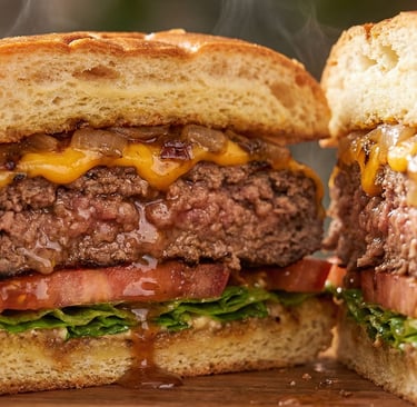 Burger patty with Fermented Konjac Paste