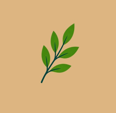Icône minimaliste d'une plante