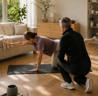 Coaching sportif à domicile dans le Golfe du Morbihan avec accompagnement personnalisé SAP