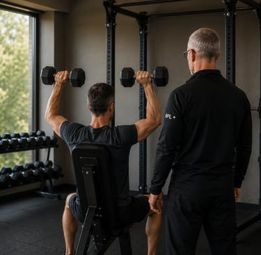 Coaching sportif en salle à Sarzeau axé force fonctionnelle et longévité